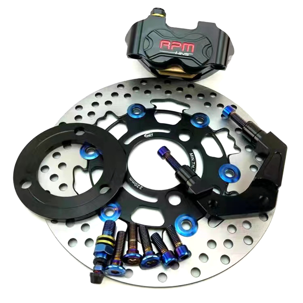 220mm Motorcycle RPM Front Rea - Front Rear Brake Caliper Bracket Kit review and price